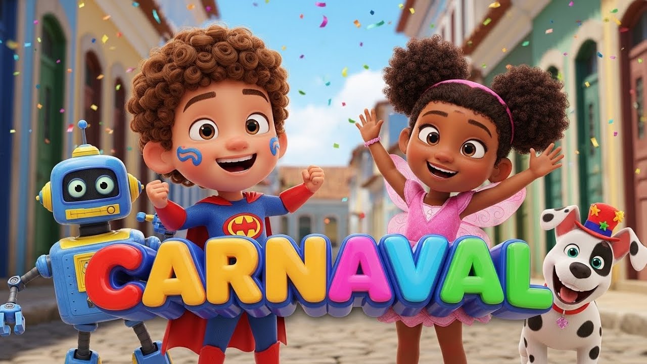 🎭 Chuva de Confete: Música de Carnaval 2026 para Pular e Dançar! (Coreografia Infantil) 🎶