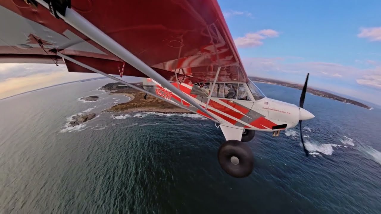RAF Husky island landing Maine