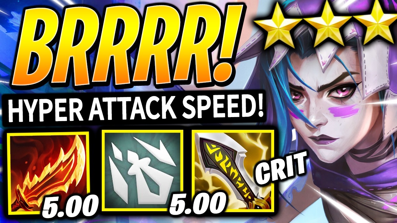 FASTEST ATTACK SPEED JINX 3 in TFT SET 16! - Meta Best Comp | TFT 16.8 | Teamfight Tactics Guide