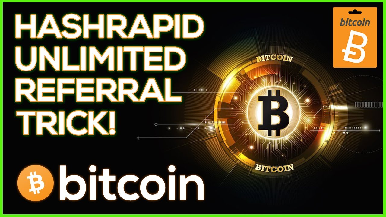Hashrapid Unlimited Referral Trick! | Free Bitcoin Cloud Mining Site  ✔