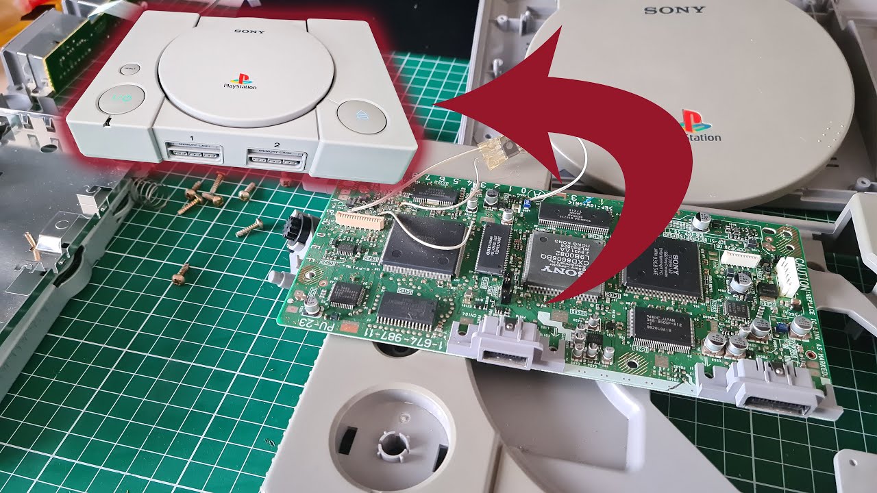 Restoring a original PlayStation (PS1) - Vintage Console restoration