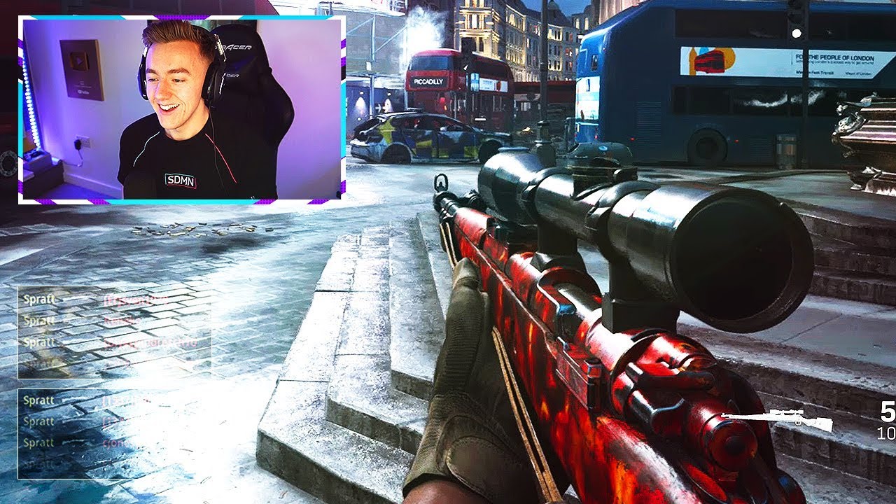 The KAR98K in MODERN WARFARE... (wow)