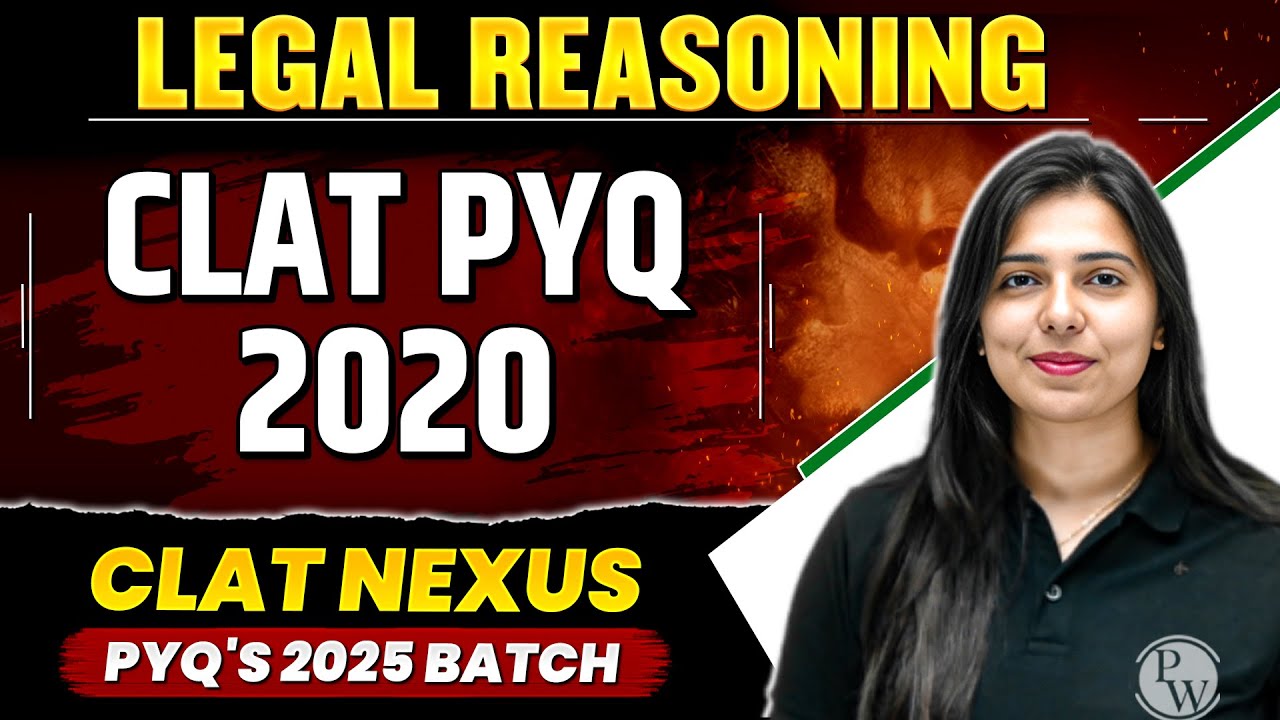 CLAT | Legal Reasoning- PYQ 2020 | CLAT Previous Year Question Solved