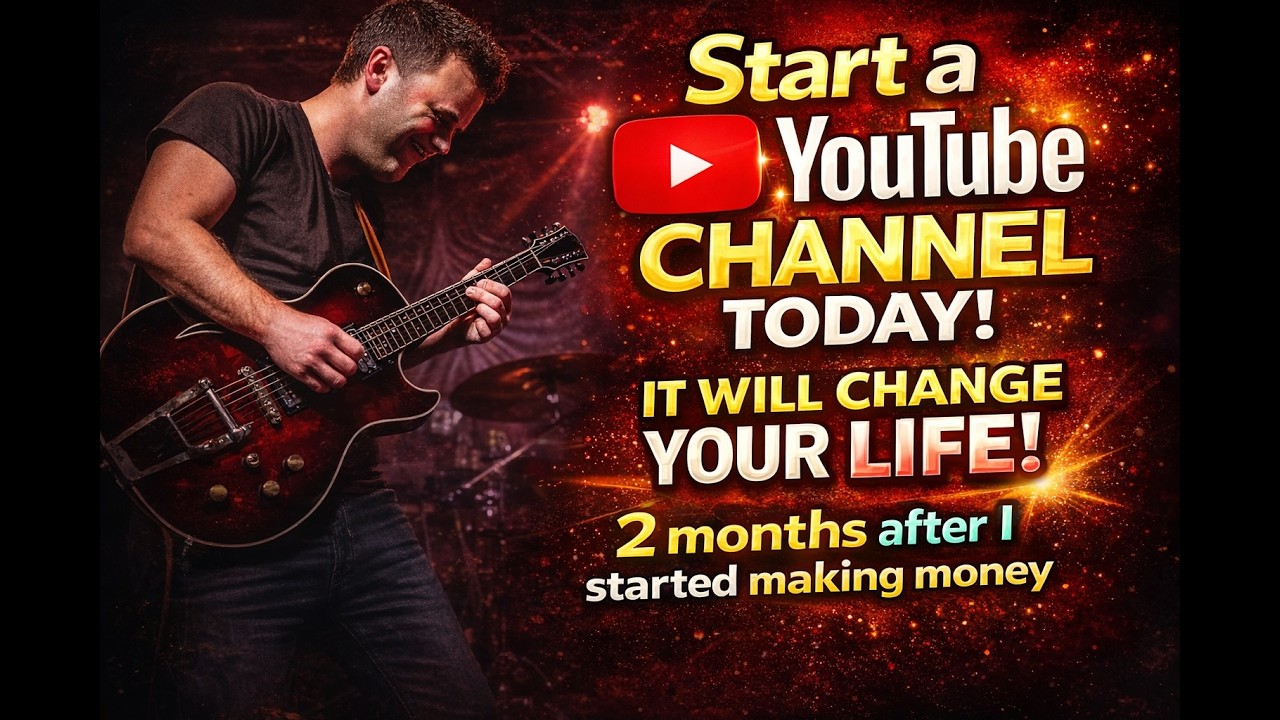 You NEED to start a YouTube Channel TODAY! It will change your life! 2 months after monetization