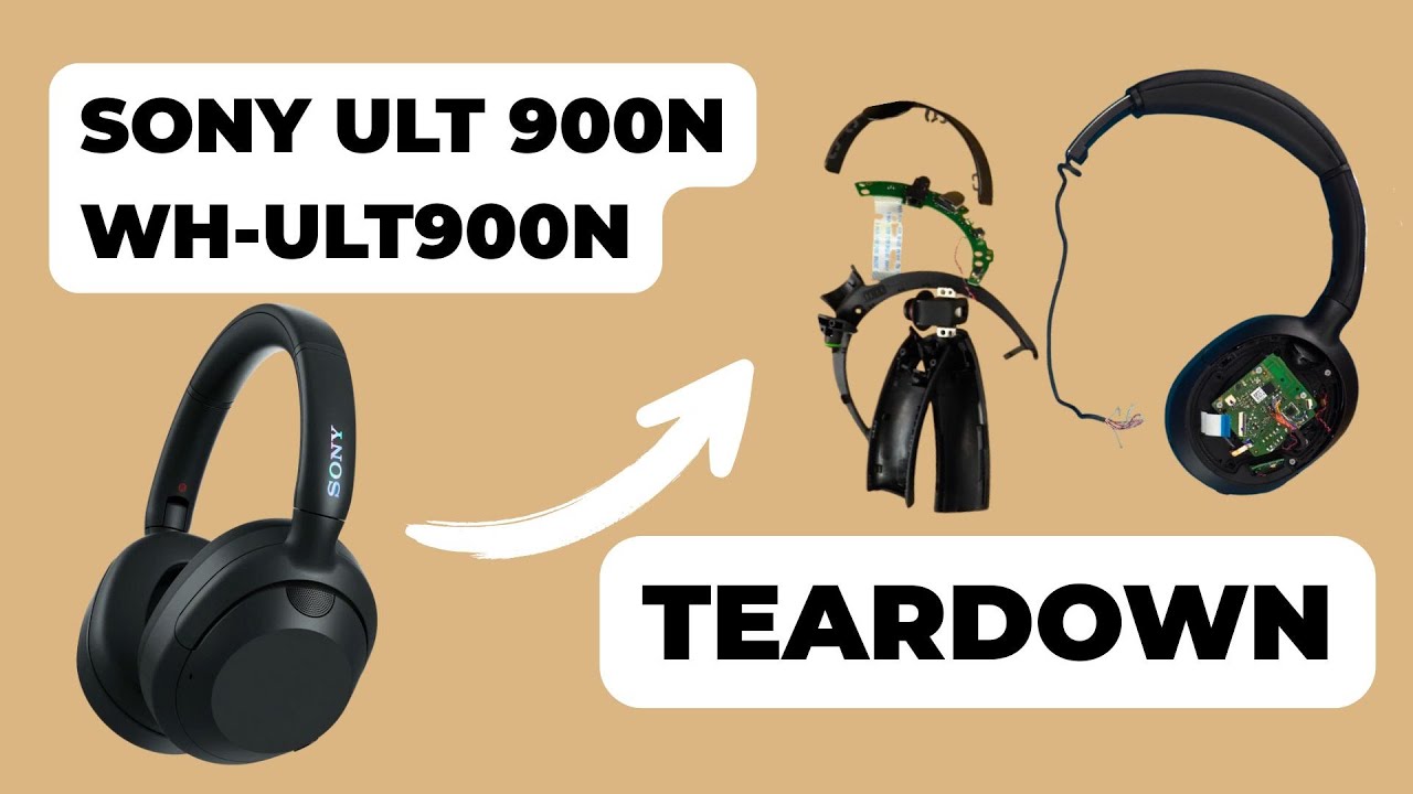 Разборка наушников Sony WH-ULT900N и ULT Wear 🚀 Простое руководство по ремонту своими руками
