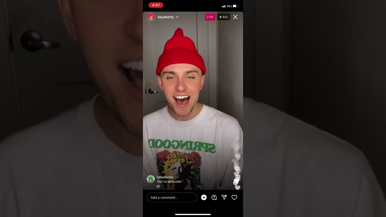 Daya Betty insta live 4/28/22