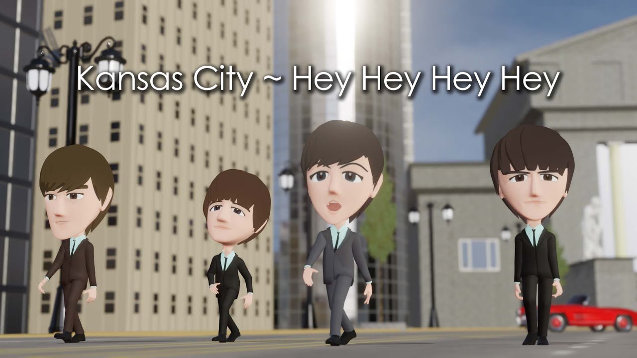 Kansas City ~ Hey Hey Hey Hey- The Beatles karaoke cover