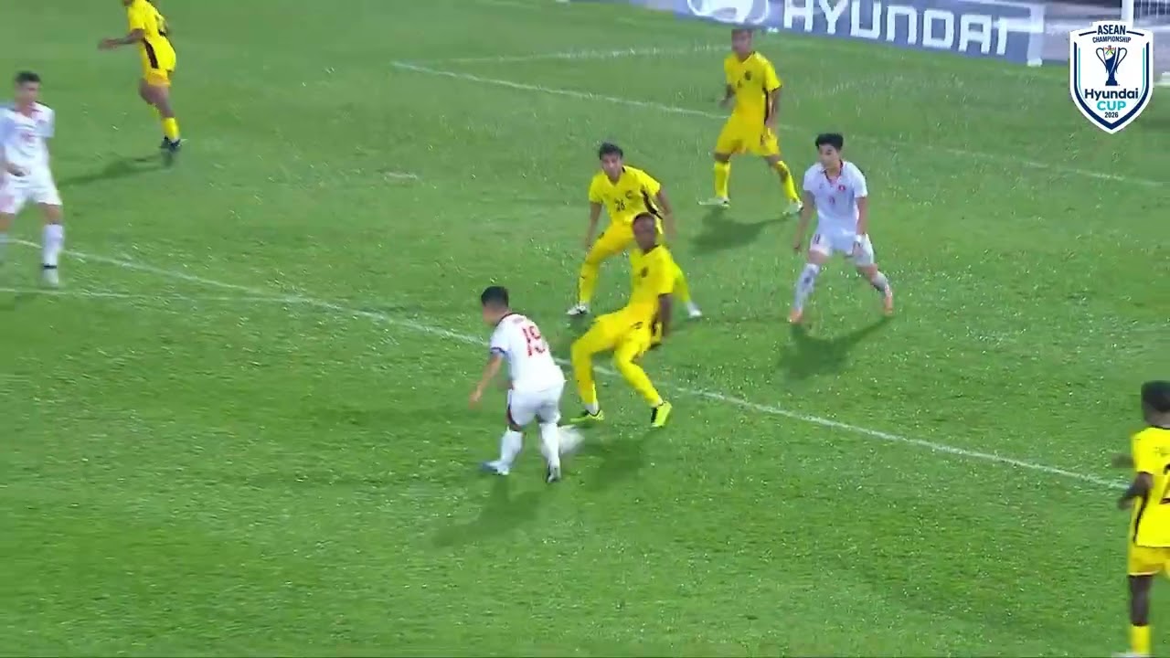 Неудачный автогол Фариса Даниша | Малайзия 0:2 Вьетнам | Кубок АСЕАН Hyundai 2026