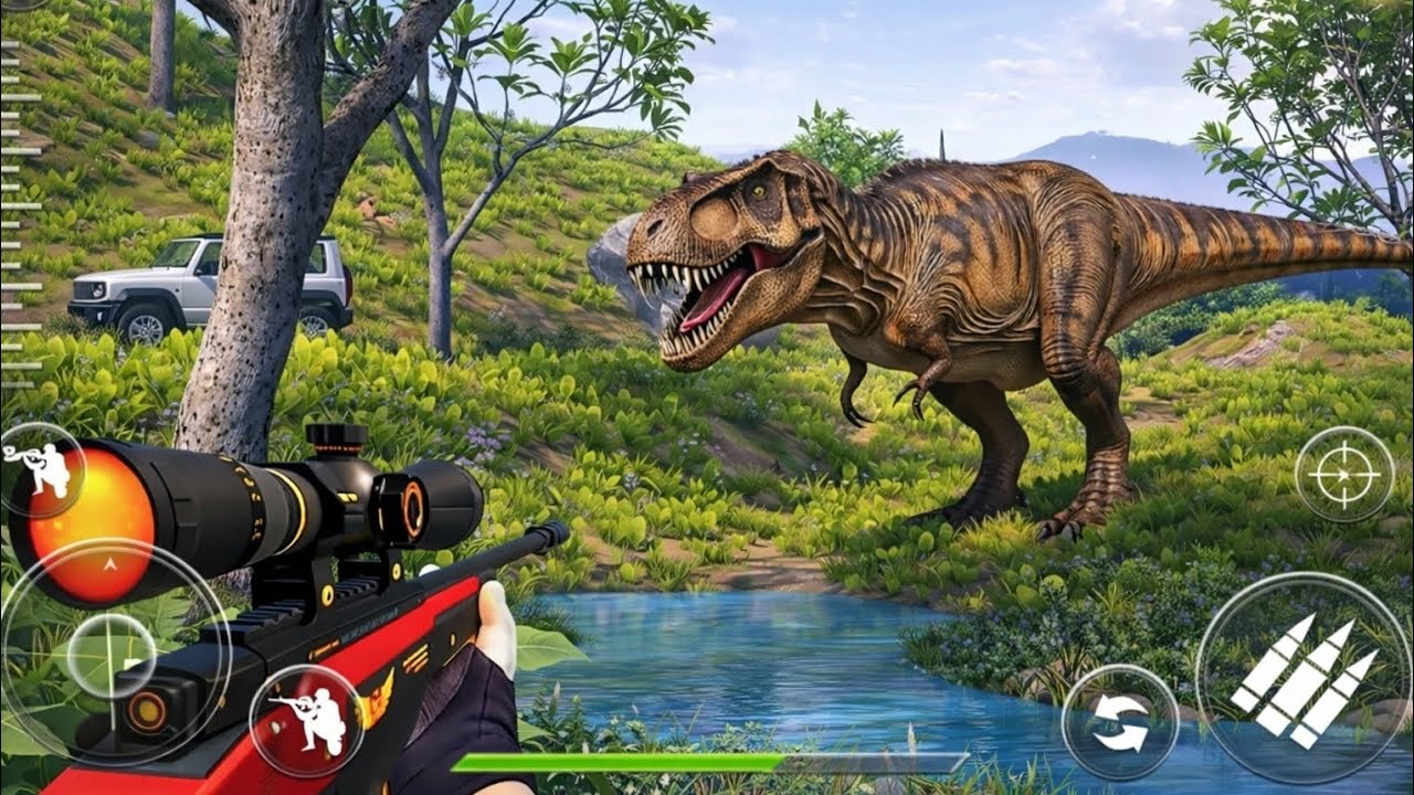 dinosaur bloody game 🎯 #dinogame 