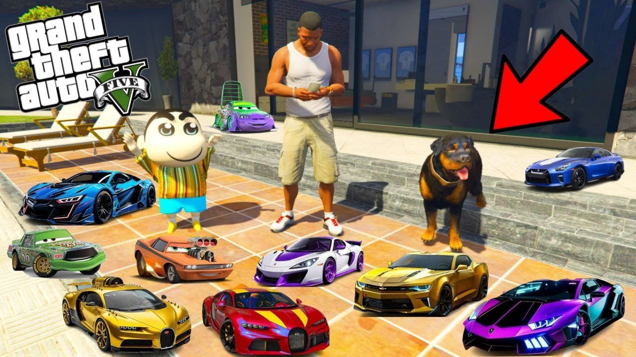 Franklin Gifting NEW RC TOY CARS To Shinchan in GTA 5
