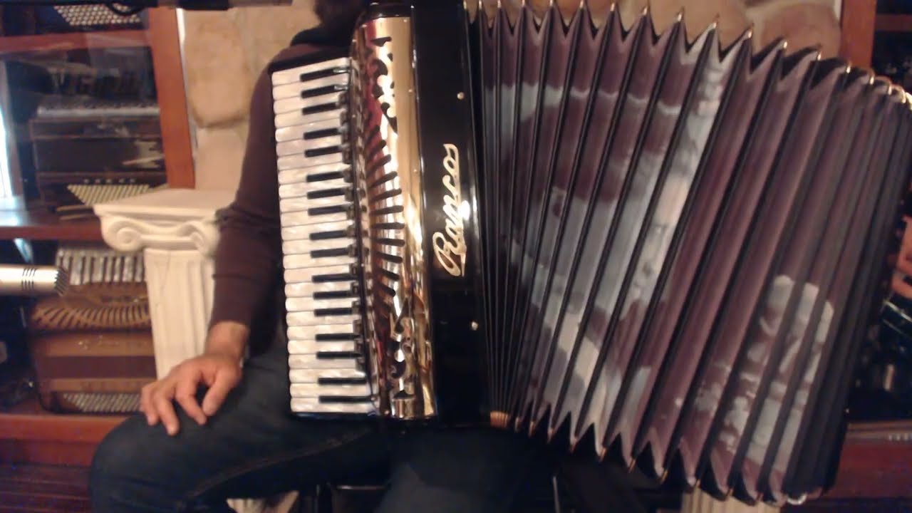5465 - Like New Black Gold Ranco Professional Guido Deiro Piano Accordion LMMMH 41 120 $4999