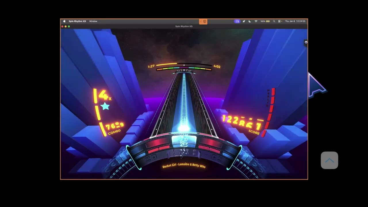 Spin Rhythm XD Ep. 1637: Lemaitre - Rocket Girl (feat. Betty Who). 334K score. Level 1553.