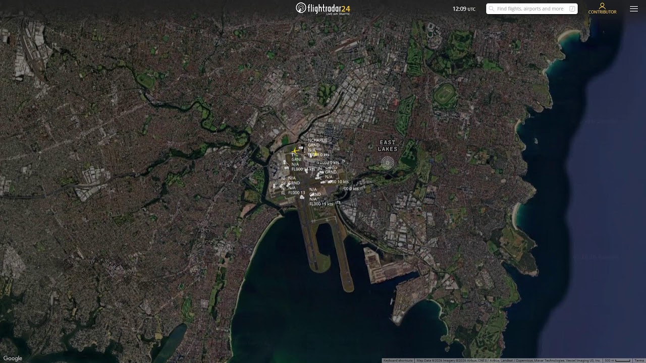 Sydney YSSY Flightradar24 Livestream with Live Air Traffic Control 16/02/2026