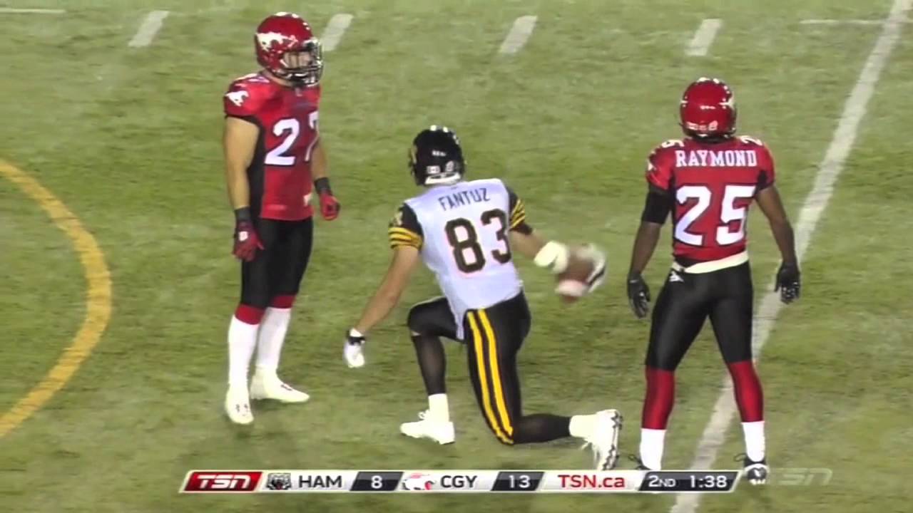 Andy Fantuz back-to-back first down catches - September 13, 2013