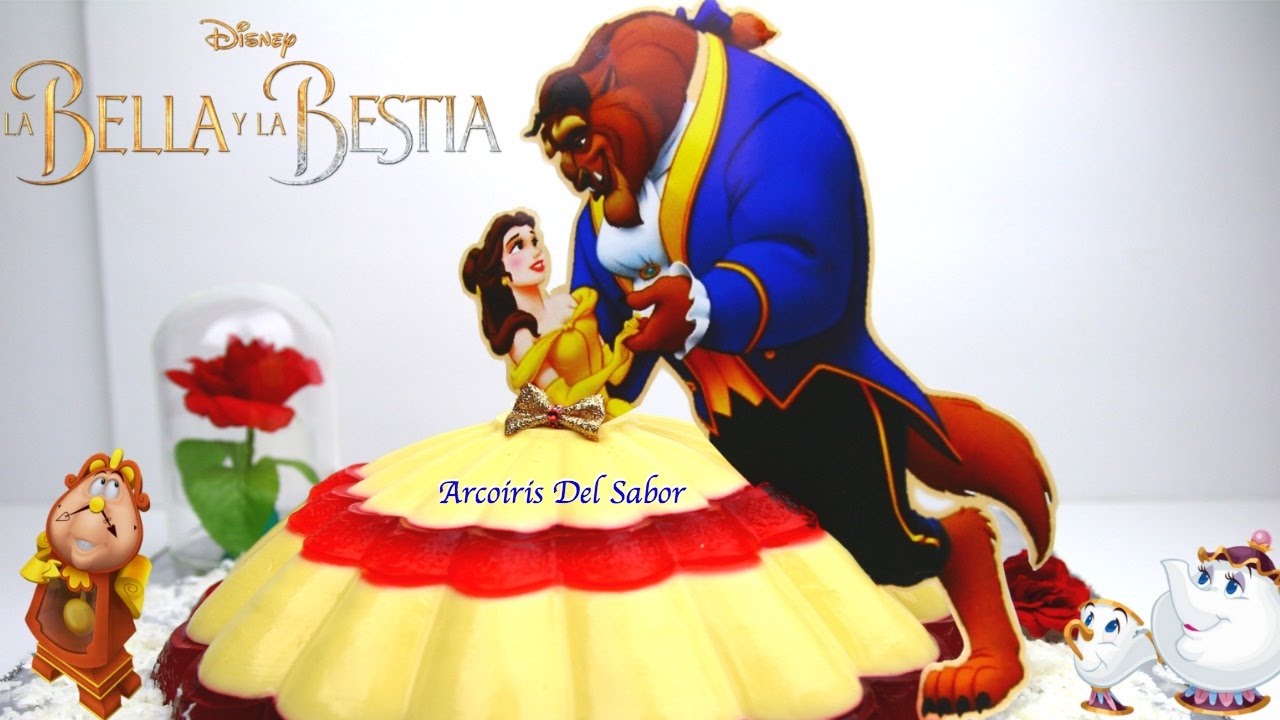 GELATINA DE PRINCESA DE BELLA Y LA BESTIA