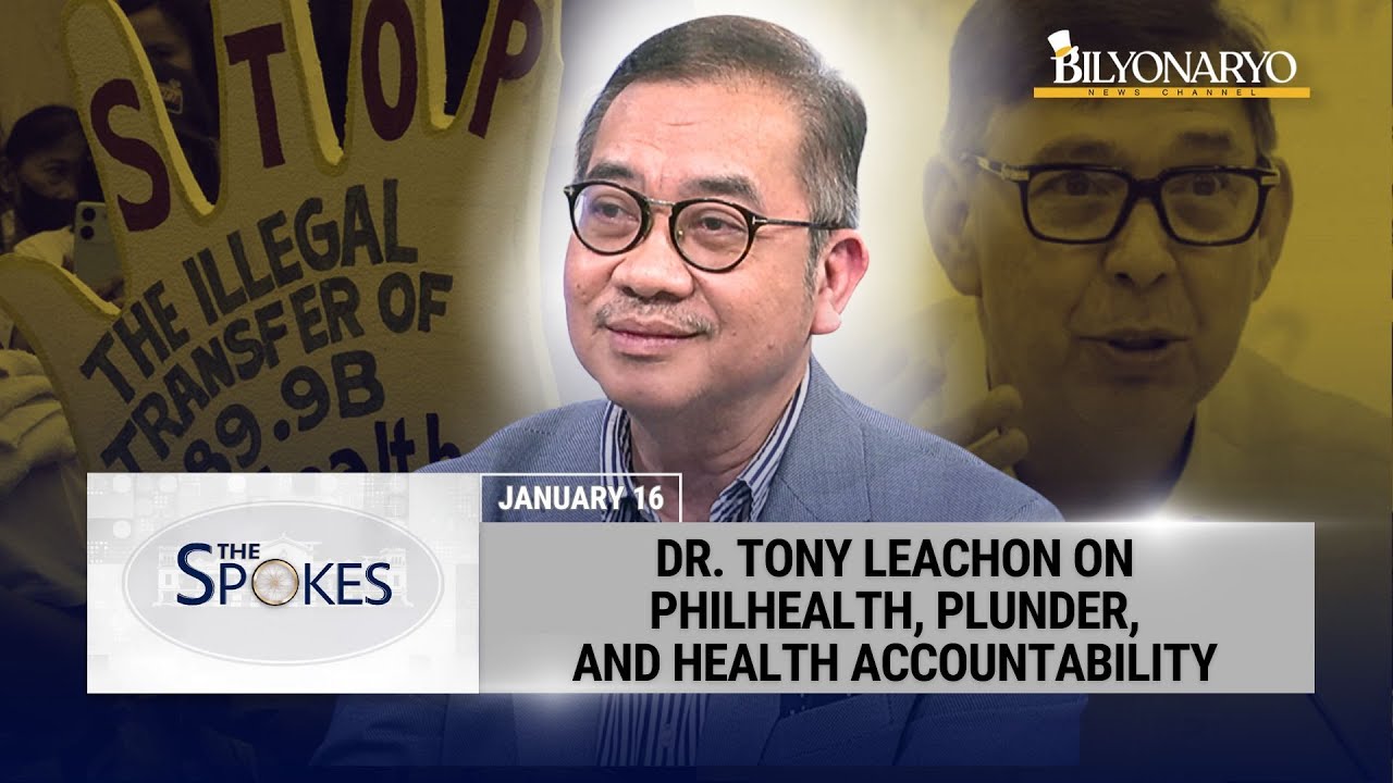 The Spokes: Politics vs. Patients: The PhilHealth Fund Transfer Explained | Dr. Tony Leachon