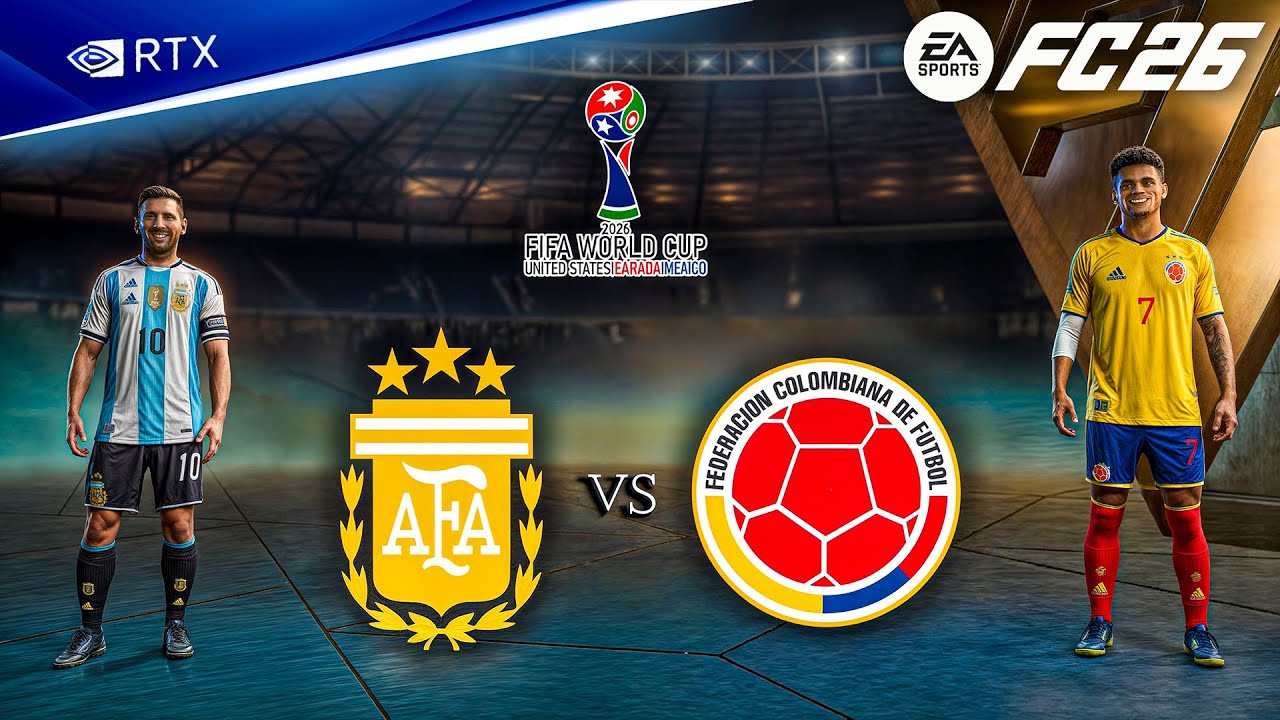 FC 26 &mdash; Аргентина против Колумбии &mdash; отборочный матч чемпионата мира FIFA 2026, полный матч | ПК&trade; ...