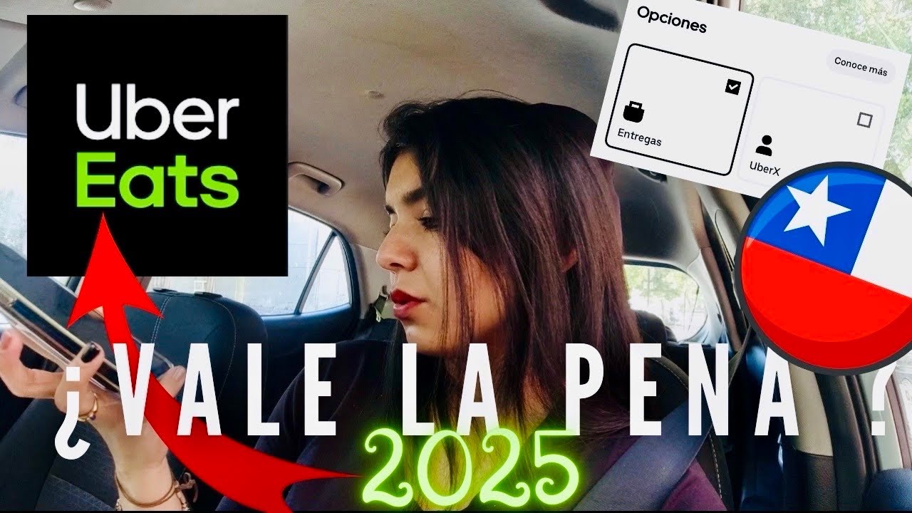 Hago UBER EATS en Santiago de CHILE 🇨🇱 Mi Primera Vez, es RENTABLE? 🤑