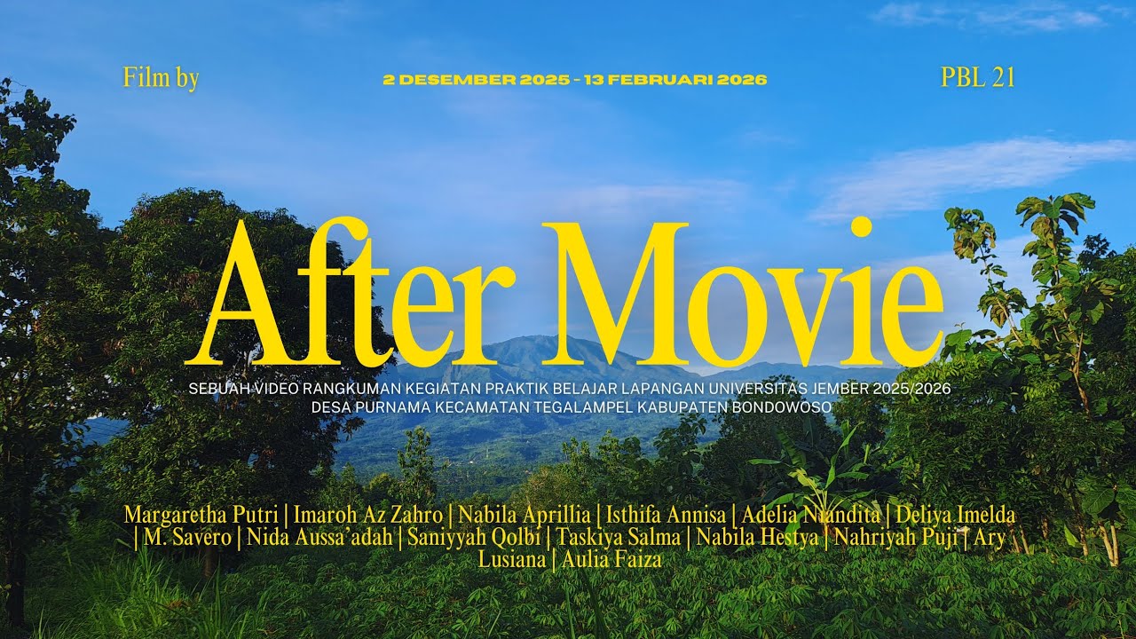 AFTER MOVIE KELOMPOK 21 - DESA PURNAMA