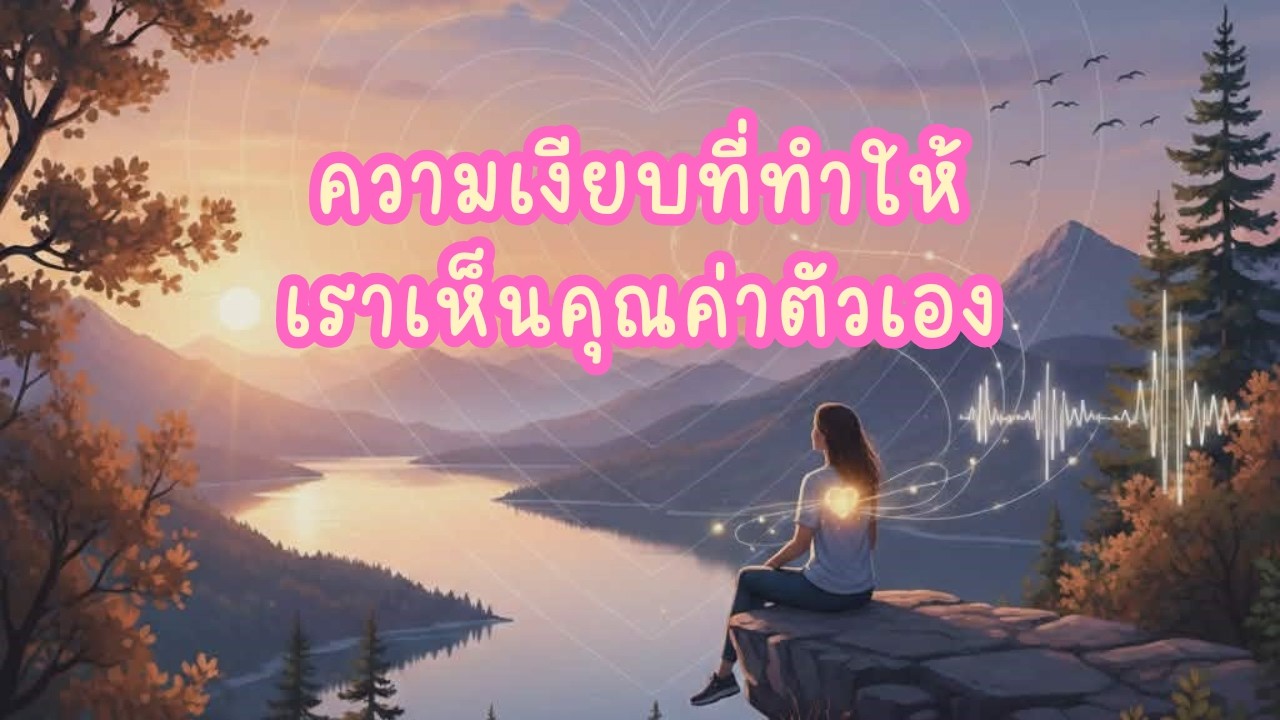 ความเงียบที่ทำให้เราเห็นคุณค่าตัวเอง