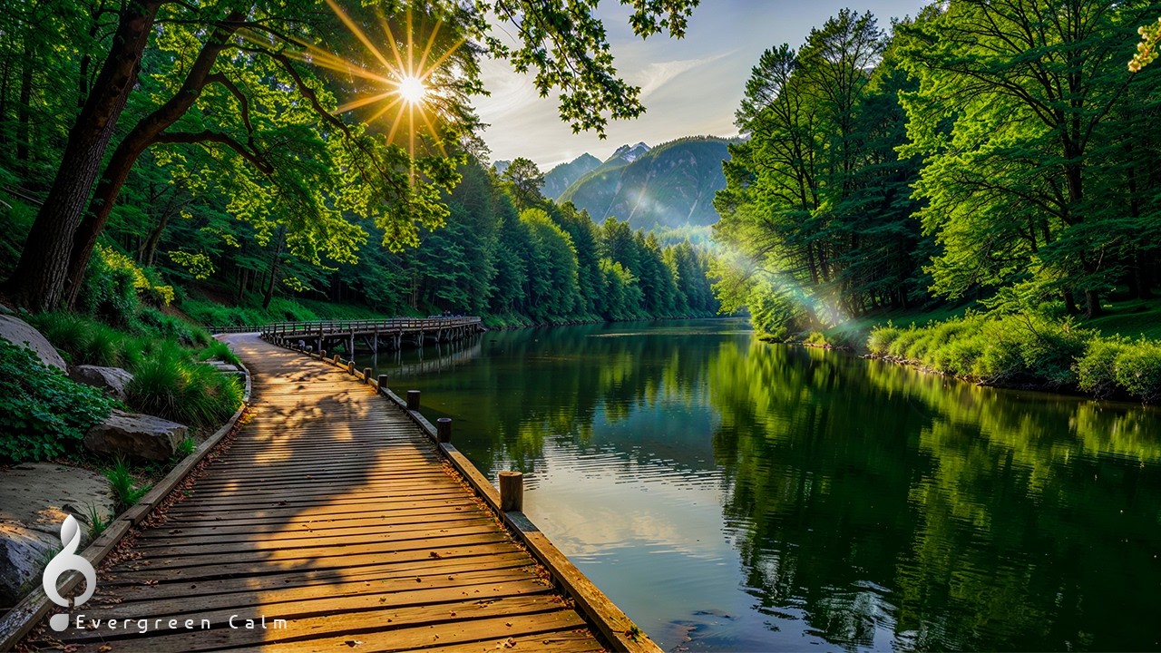 Forest Calm Piano 🍃Inner Peace And Emotional Calm, Relaxing Piano With Crystal Stream #66