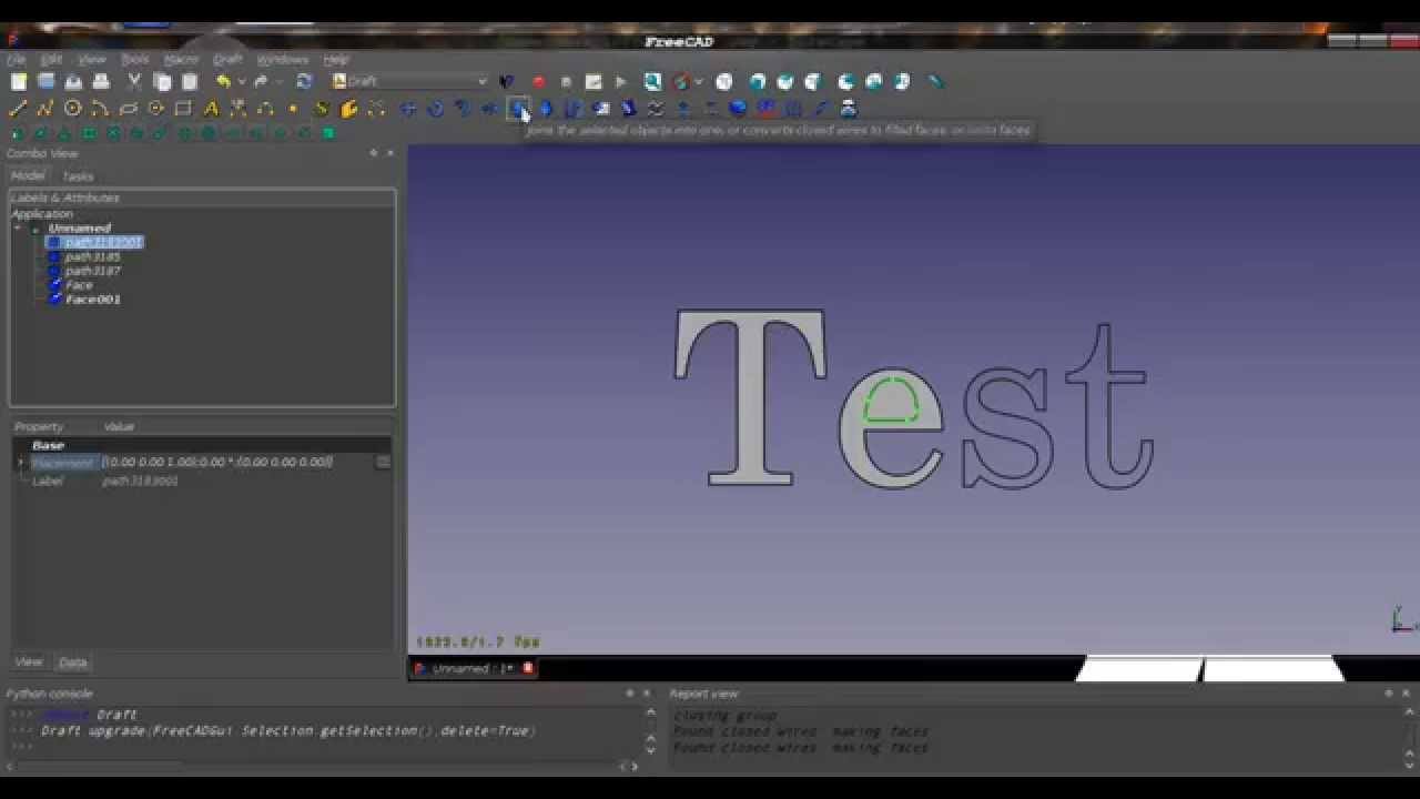 SVG Text To FreeCAD Part