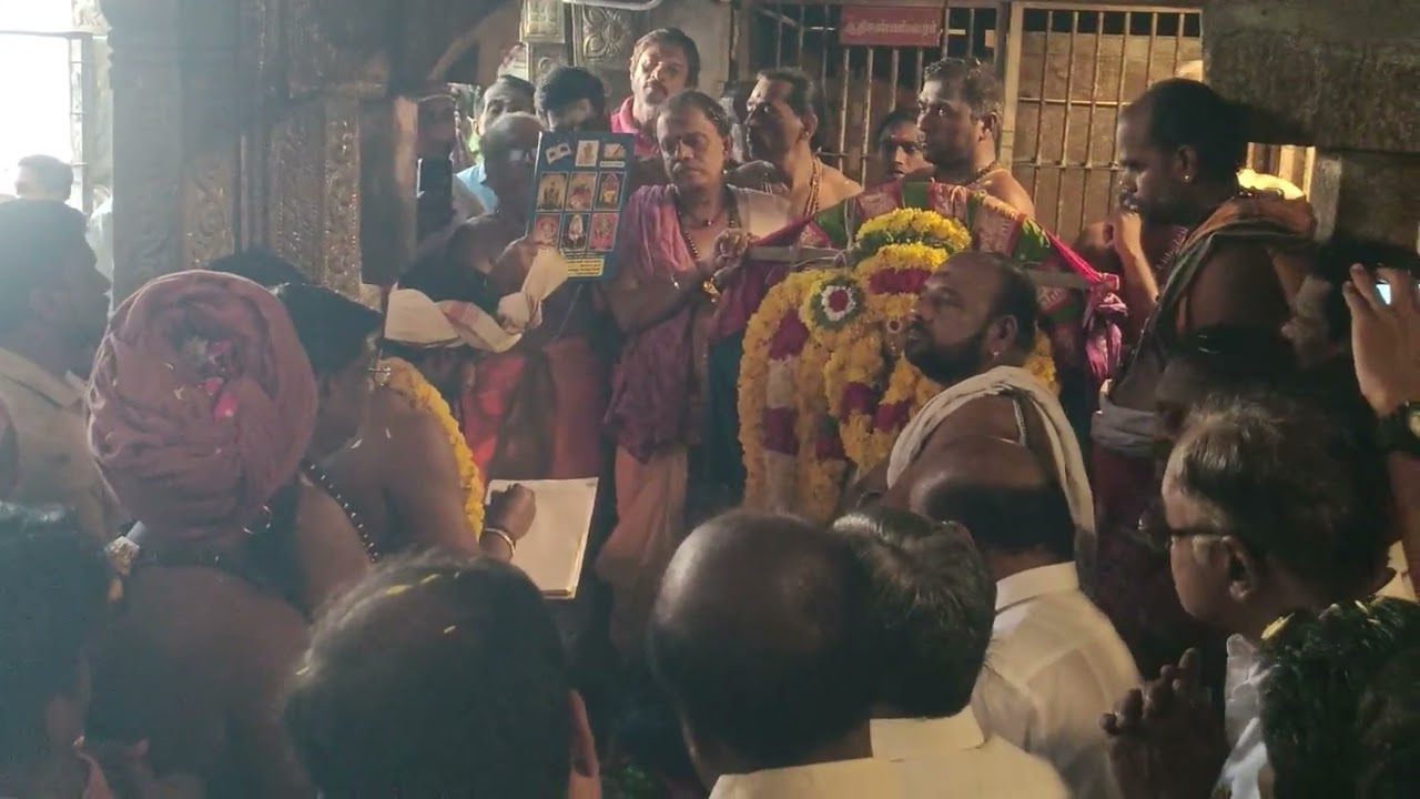 ஶ்ரீ சண்டிகேஸ்வரர் சன்னதி பத்திரிகை (திருமுகம்) படித்து அடியார்களை அழைத்தல்