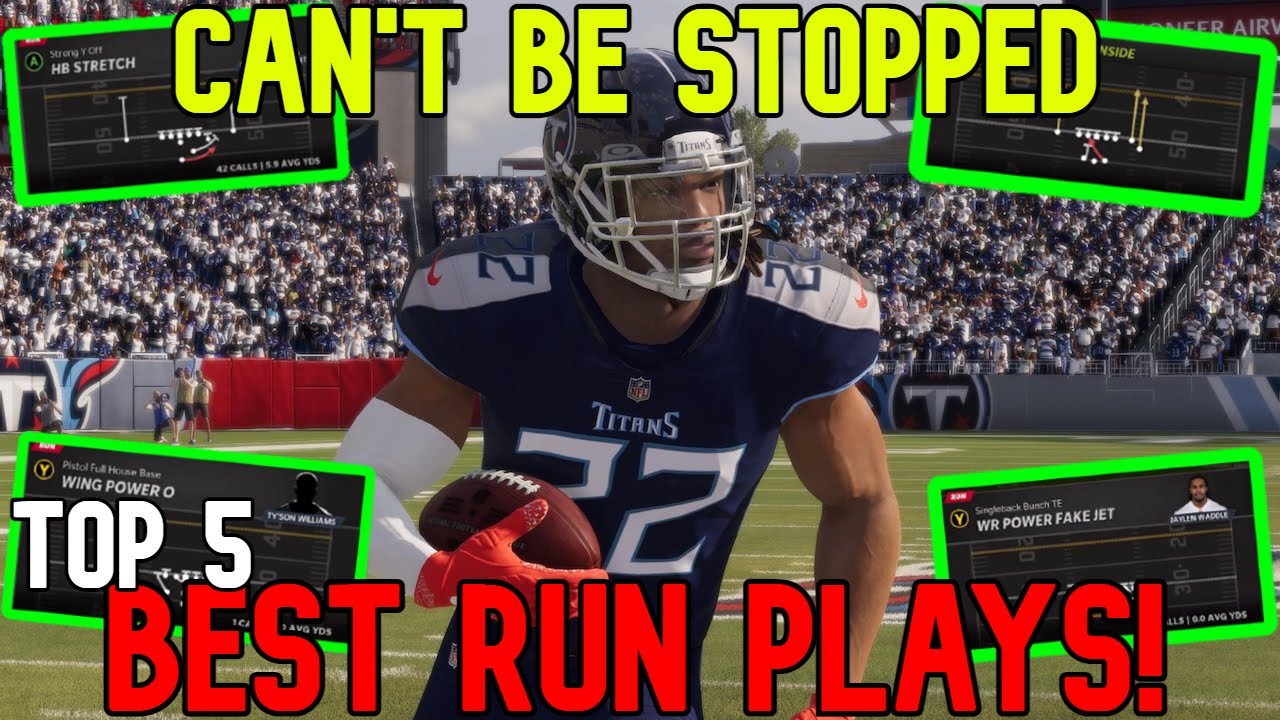 CAN'T BE STOPPED! Top 5 Most 🧨EXPLOSIVE RUN PLAYS🧨 in Madden NFL 22! Offense Tips & Tricks