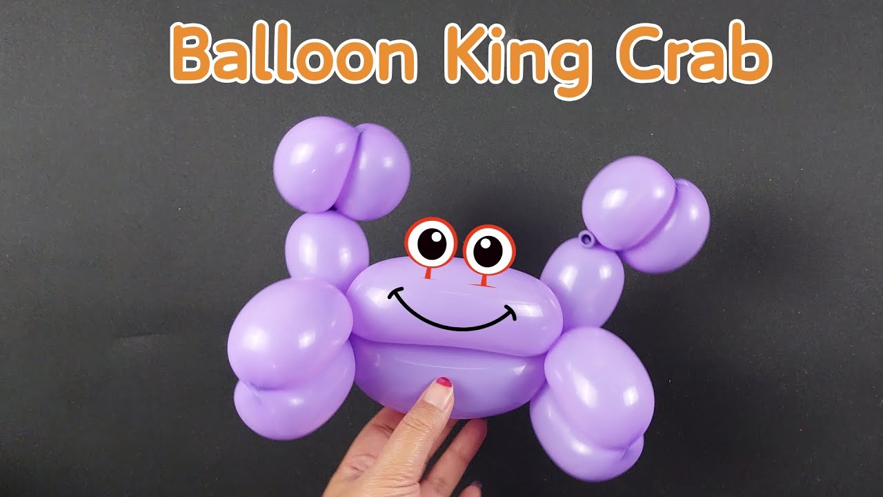 King Crab Balloon Animal Tutorial. Balloon Twisting & Modeling.