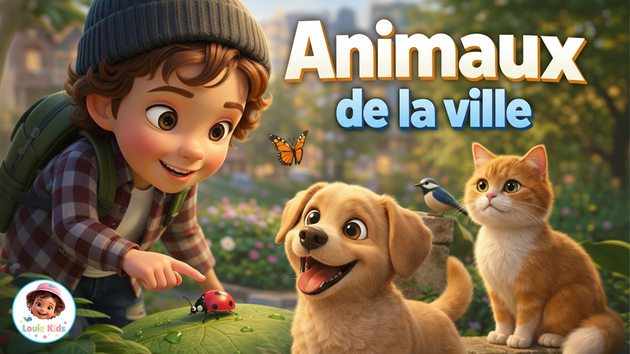 Animaux de la ville – Histoire éducative pour enfants | Louiz kids