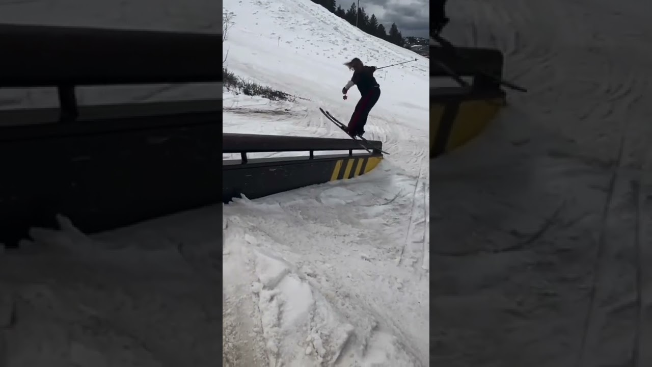 Creative Skiing | #shorts
