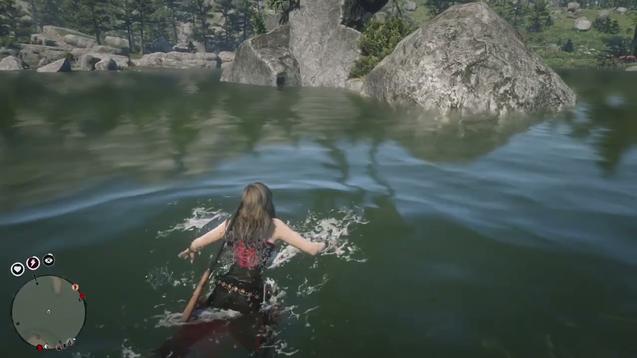 Red Dead Redemption 2 Mia Went fishing