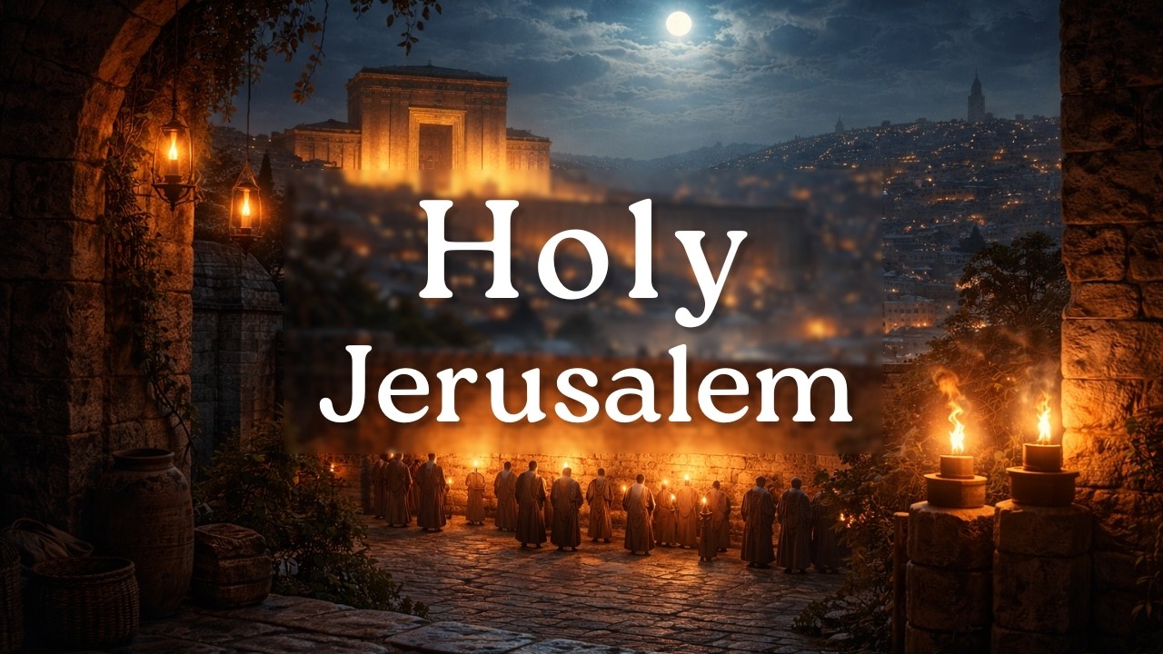 Ancient Jerusalem Night | Sacred Ambient Music for Focus & Deep Work