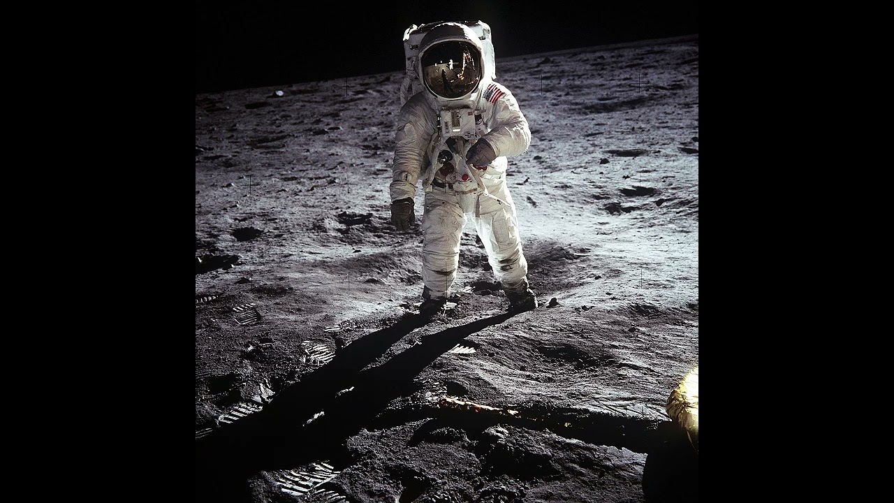 first step on the moon