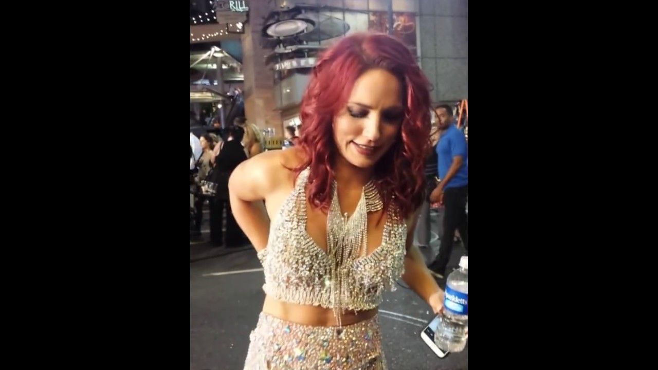 Sharna Burgess DWTS Behind the Scenes