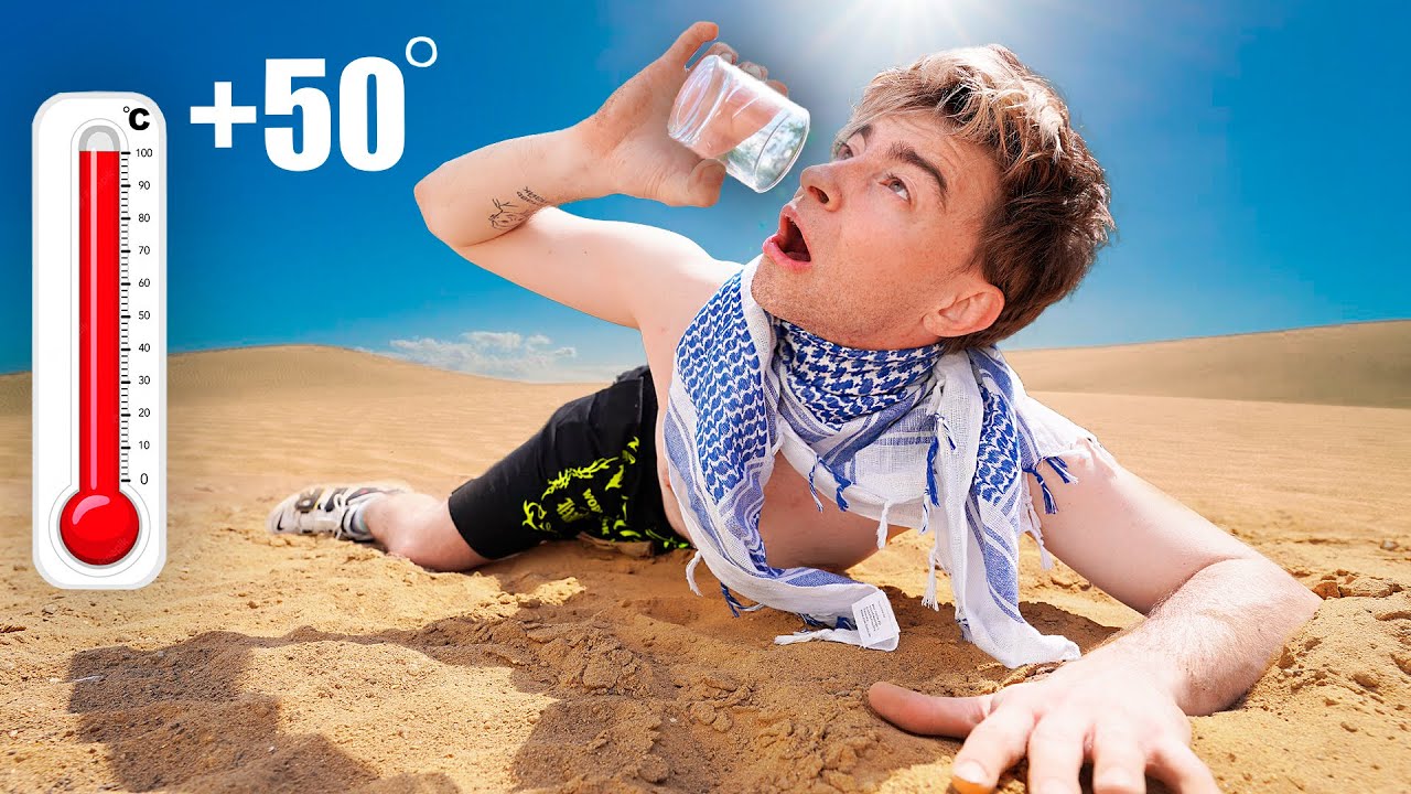 50 ЧАСОВ В ПУСТЫНЕ со СТАКАНОМ ВОДЫ!