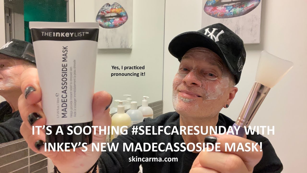 IT&rsquo;S A SOOTHING #SELFCARESUNDAY WITH INKEY&rsquo;S MADECASSOSIDE MASK!
