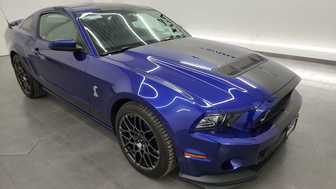 2013 FORD MUSTANG SHELBY GT500 TRACK PACK BORLA EXHAUST DEEP IMPACT BLUE 4K WALKAROUND 14506Z SOLD!
