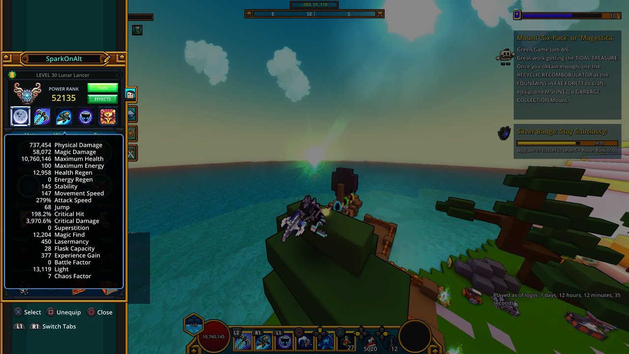 Trove: I got 50k Power Rank in 7 days (join the discord link in description 