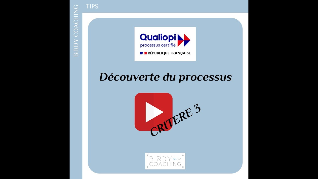 QUALIOPI - Découverte CRITERE 3