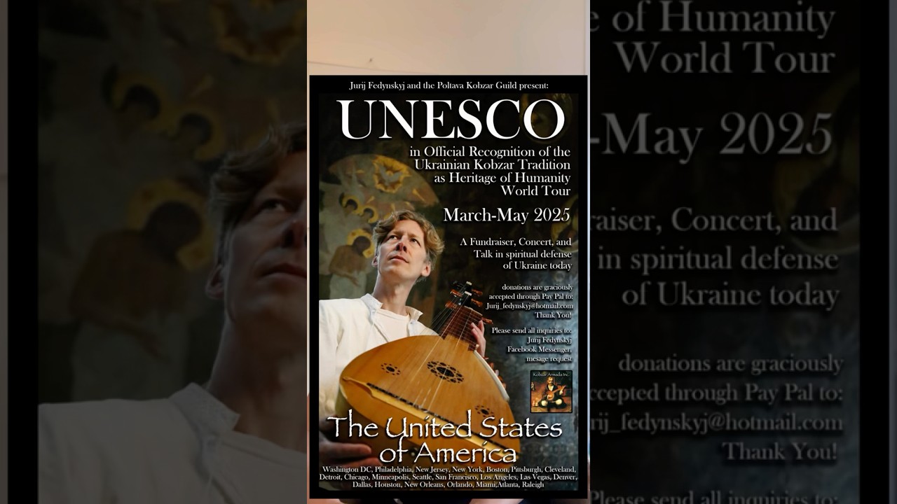 Jurij Fedynskyj's U.S. Tour Proves Ancient Ukrainian Music is Still Alive!