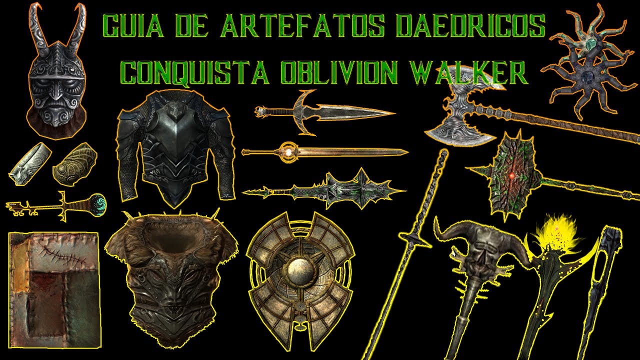 Skyrim - Guia de Todos os Artefatos Daédricos (Conquista Oblivion Walker)