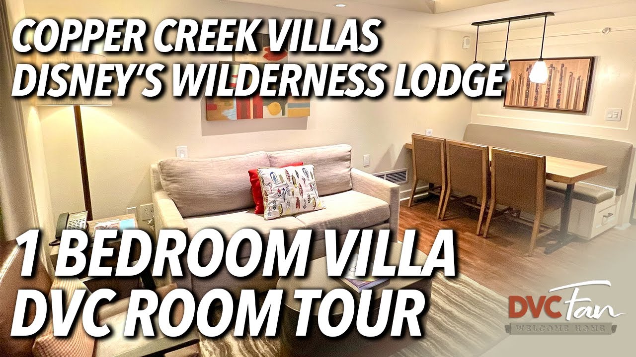 Tour a 1-Bedroom Deluxe DVC Villa!  | Copper Creek Villas & Cabins at Disney's Wilderness Lodge