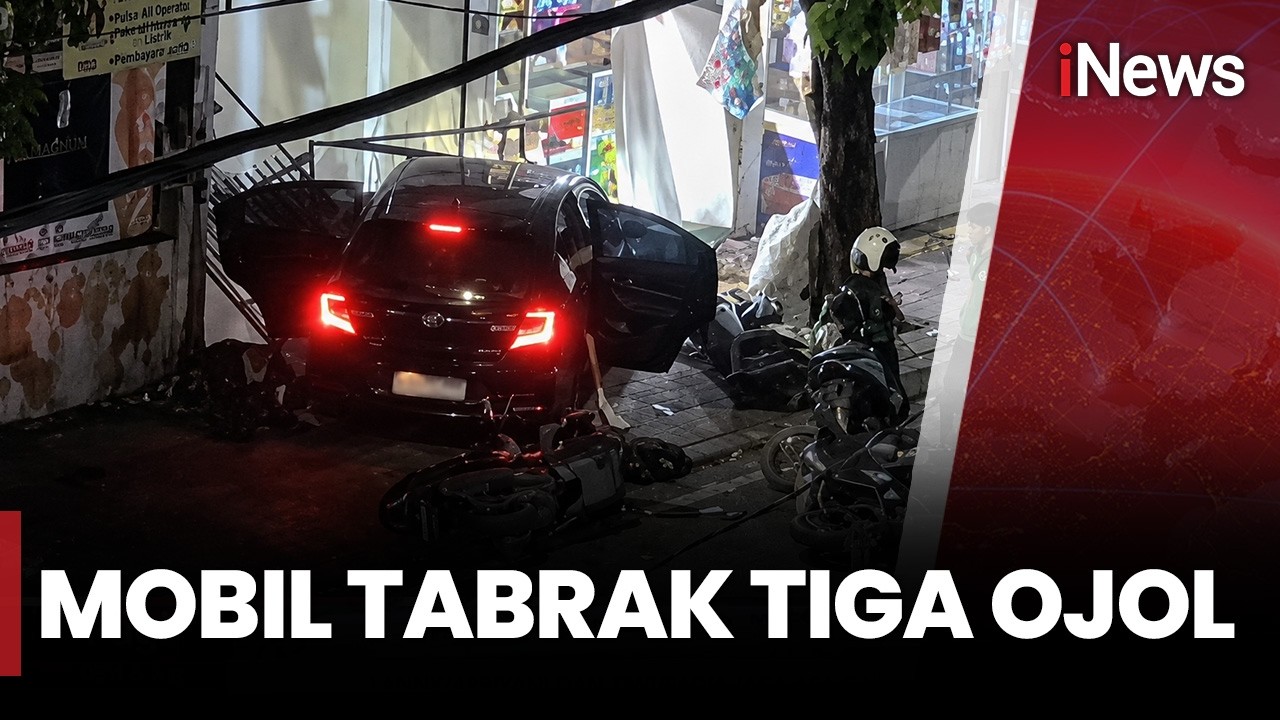 Diduga Pengemudi Mabuk, Mobil Tabrak Tiga Ojol | iNews Pagi (4/6)