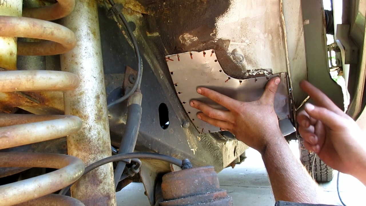 Project XJ Winter Beater: Part 6 XJ Floor Replacement 3/8