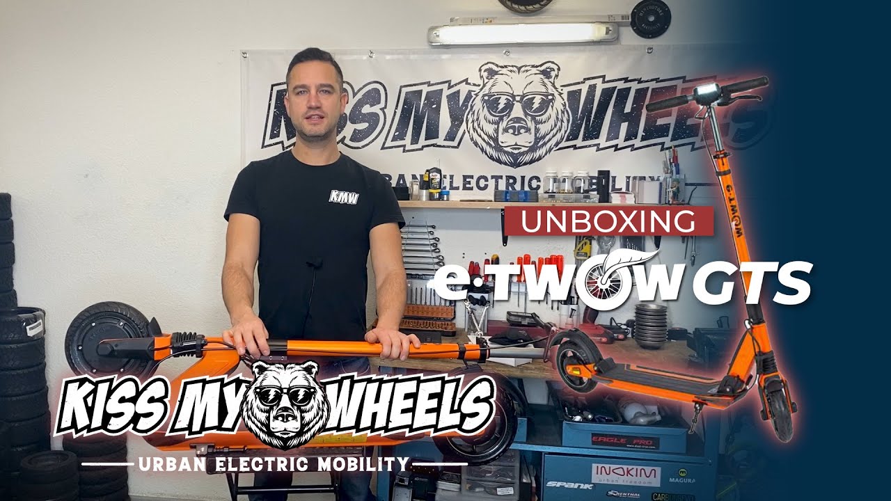 UNBOXING ELEKTRO SCOOTER E-TWOW GTS - 700 Watts - bis 45 Km/h Geschwindigkeit !!