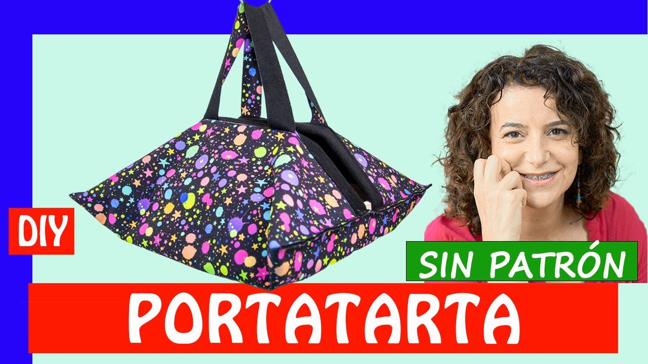 🎂 Cómo hacer 1 PORTA TARTAS de tela | MUY FÁCIL ✅