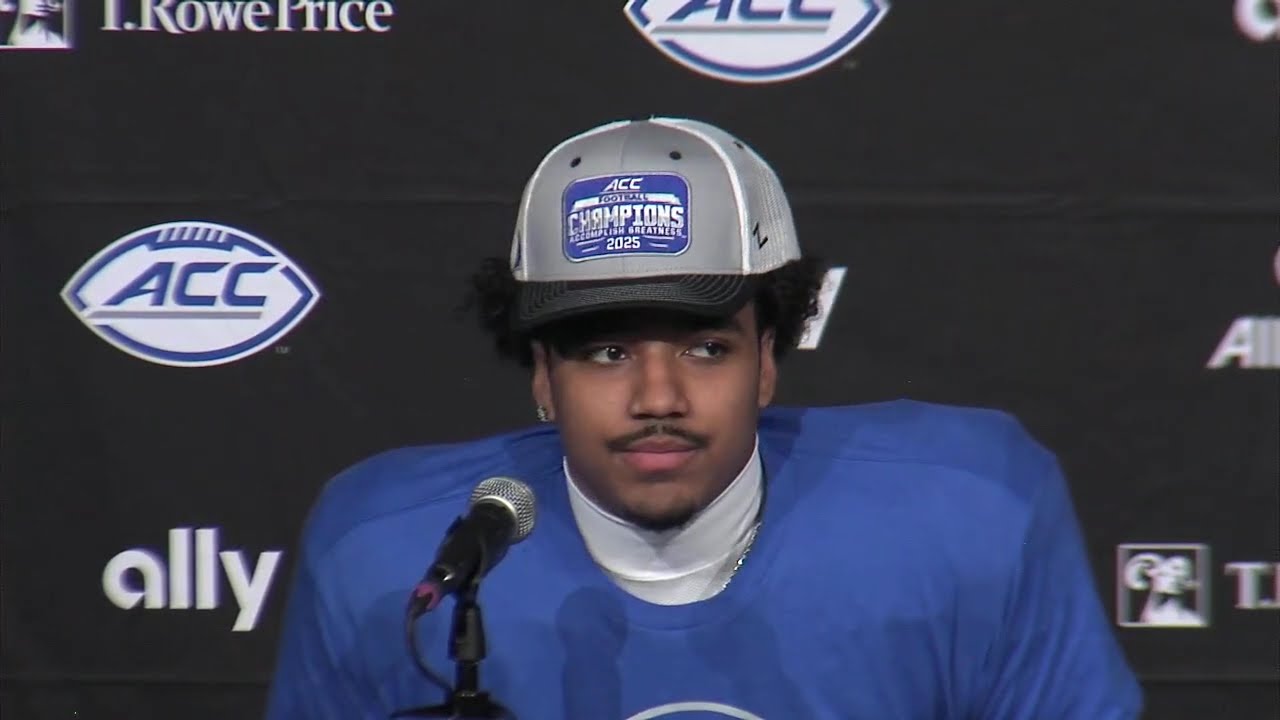 Duke Football: Manny Diaz and Players Talk ACC Championship Win