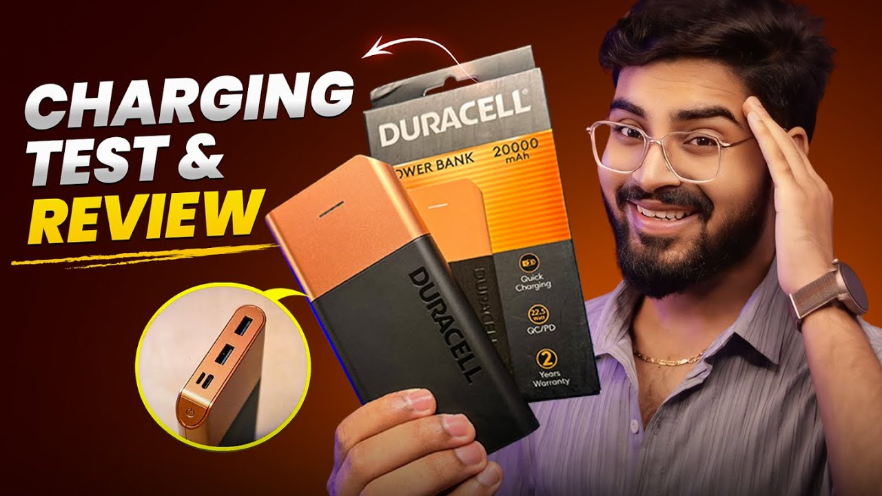 Duracell Power Bank 20000mAh Review 🔥 Charging Test ✅ Unboxing & Long Term Review | Slim and Light