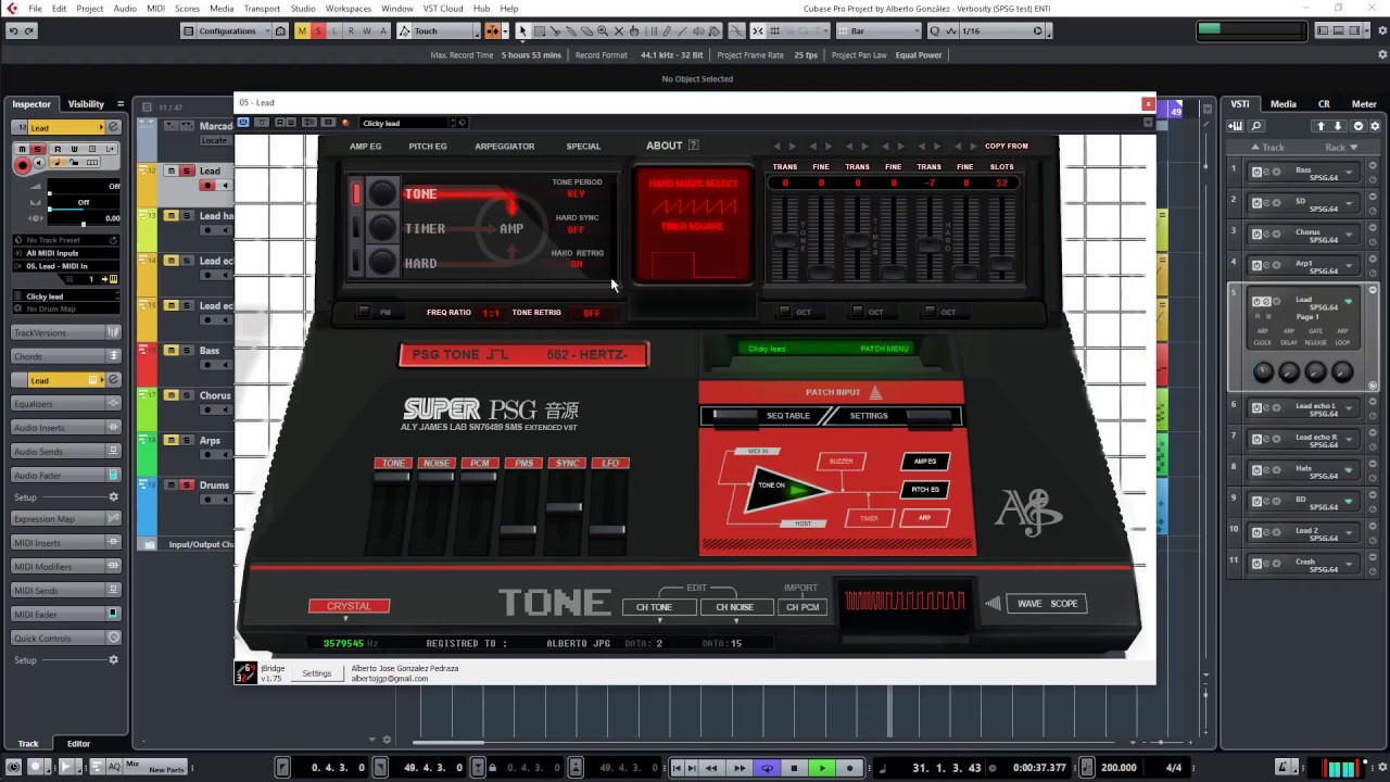 Cubase  - Verbosity - Aly James Lab's SPSG
